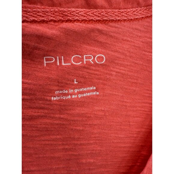 Anthropologie Pilcro Jordyn Perfect Oversized Cotton Slub Tee Size Large - Picture 4 of 7